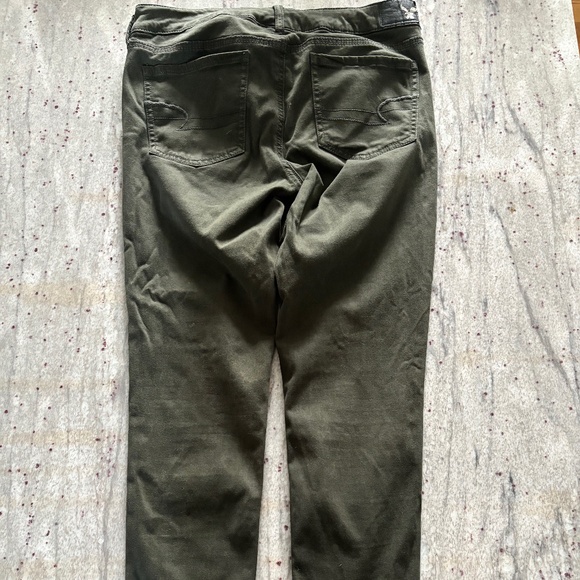 Women's American Eagle Super Stretch Jegging Green Jeans Size 8 - Picture 6 of 7